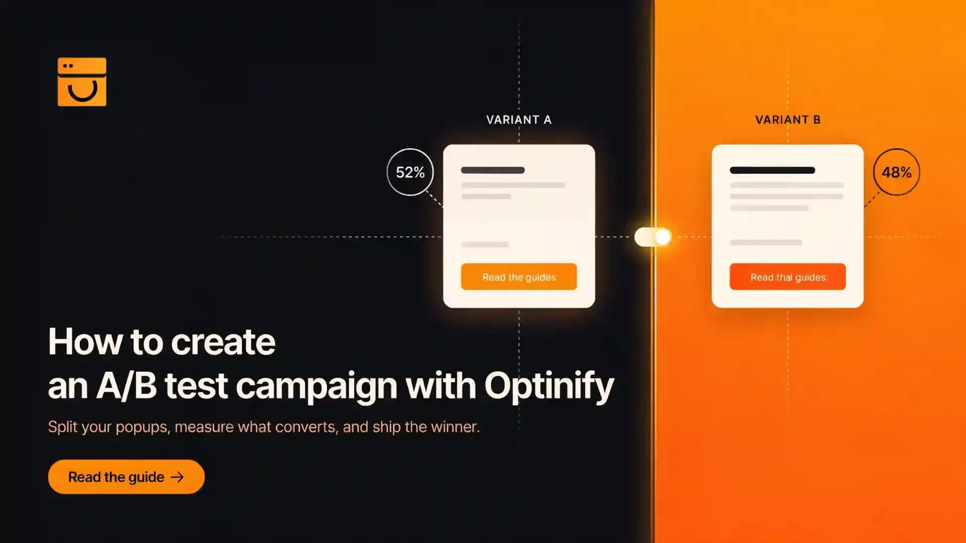 A/B test hero